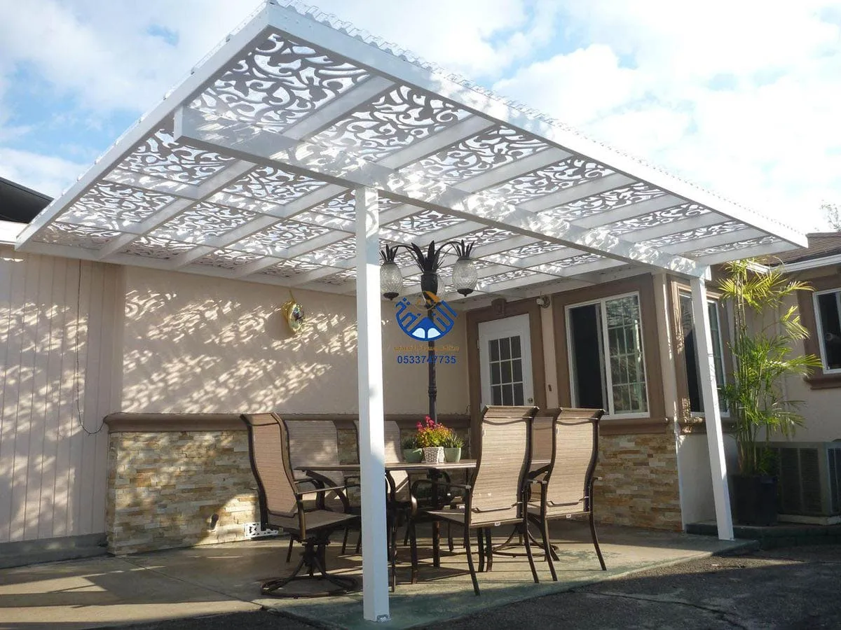 مظلات حديد - مظلات مودرن