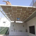 مظلات قماش مجدول مظلات الرياض